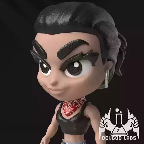 Lucia Caminos GTA 6 Style Character Chibi Stylized