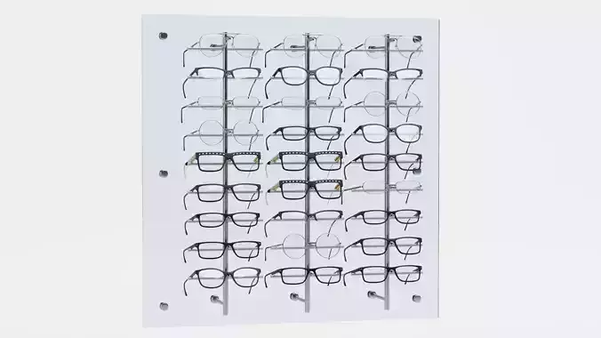 -Glasses on Stand V6-