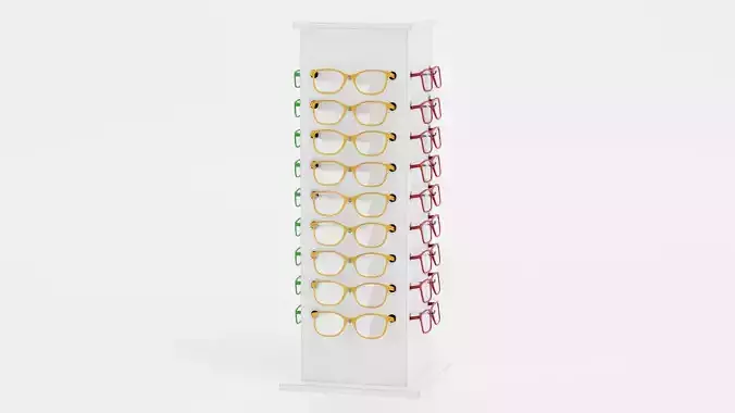 -Glasses on Stand V7-