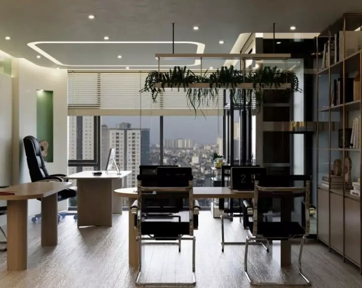 Office Room Interior Model 3D model_3