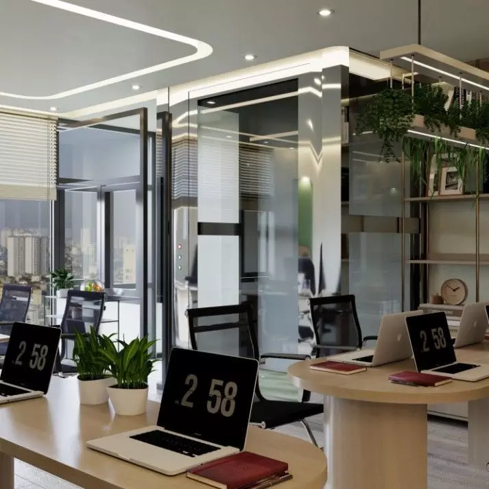 Office Room Interior Model 3D model_11