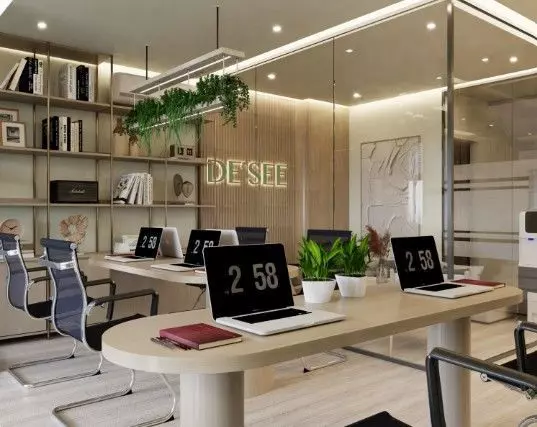 Office Room Interior Model 3D model_19