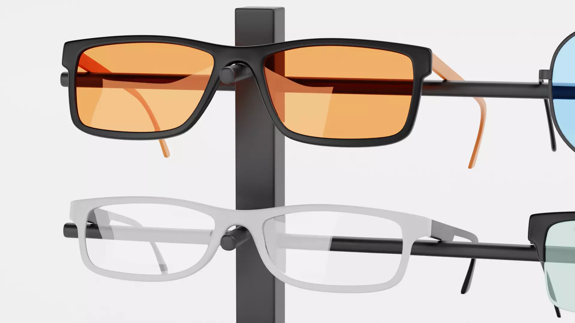 -Glasses on Stand V8- 3D model_6