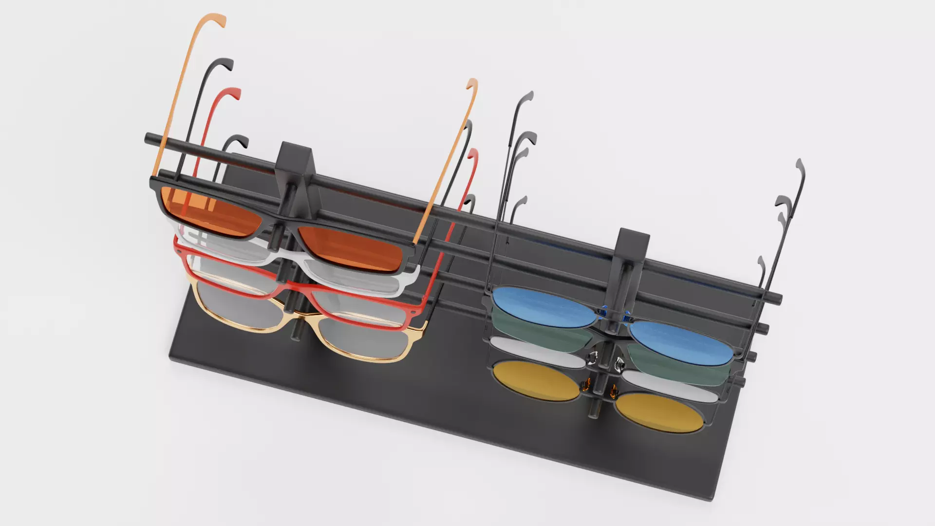 -Glasses on Stand V8- 3D model_5