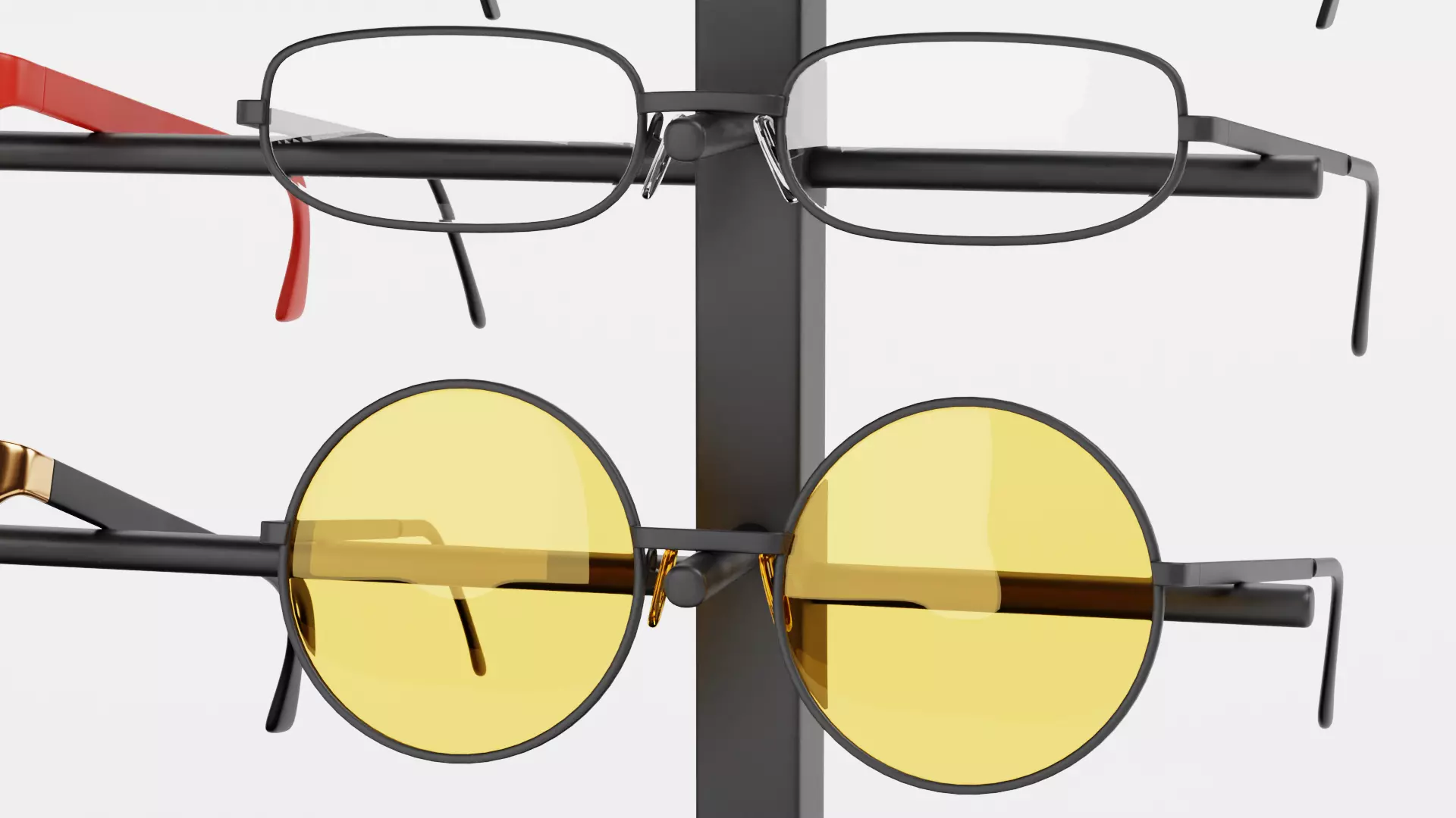 -Glasses on Stand V8- 3D model_8