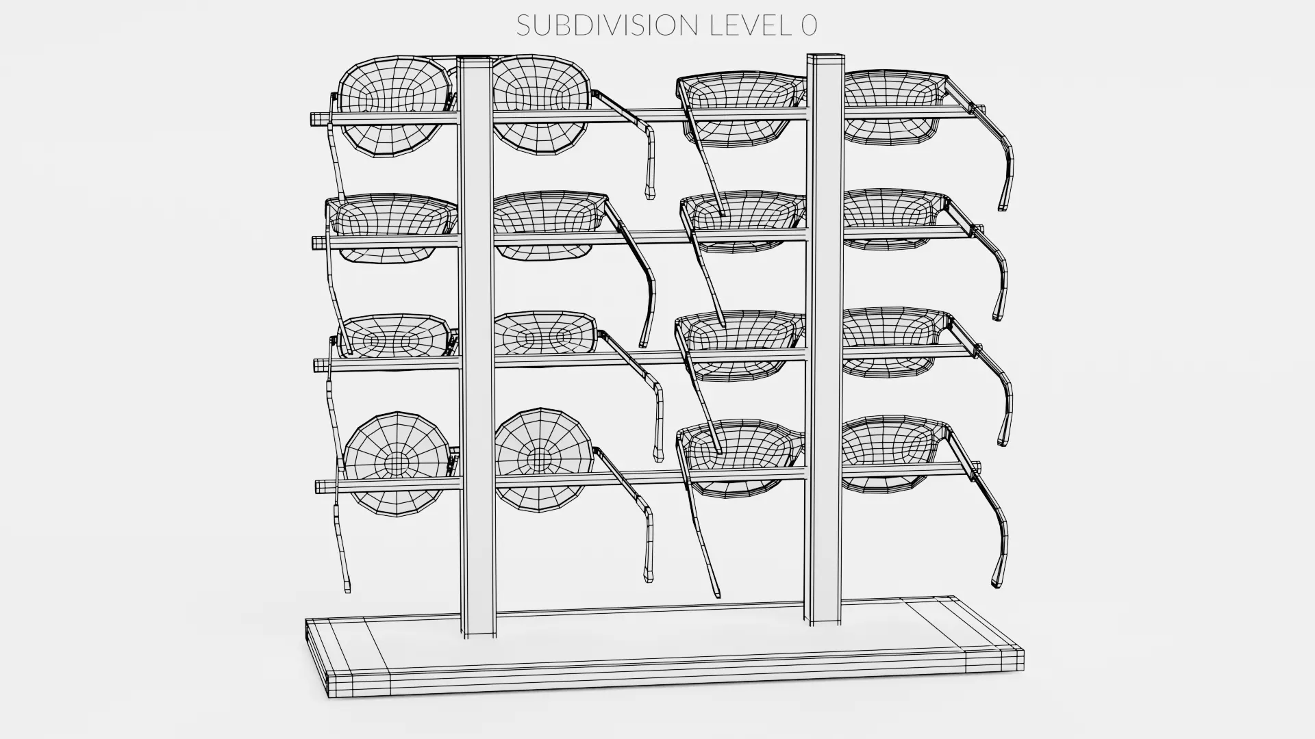 -Glasses on Stand V8- 3D model_11