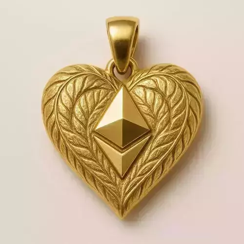 Ethereum ETH Crypto Pendant Keychain 9