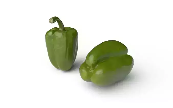 Bell Pepper  M02 Low-poly 3D model 4