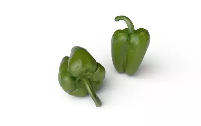 Bell Pepper  M02 Low-poly 3D model 5