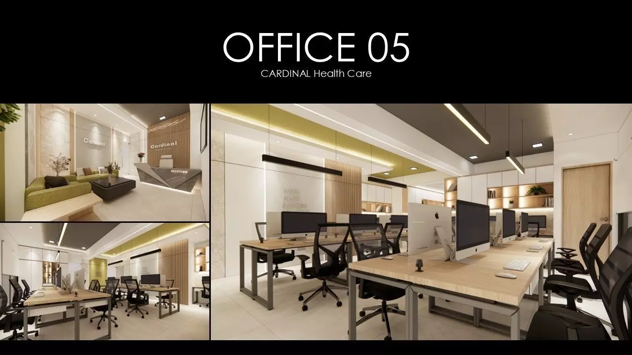 OFFICE INTERIORS 05 Low-poly 3D model