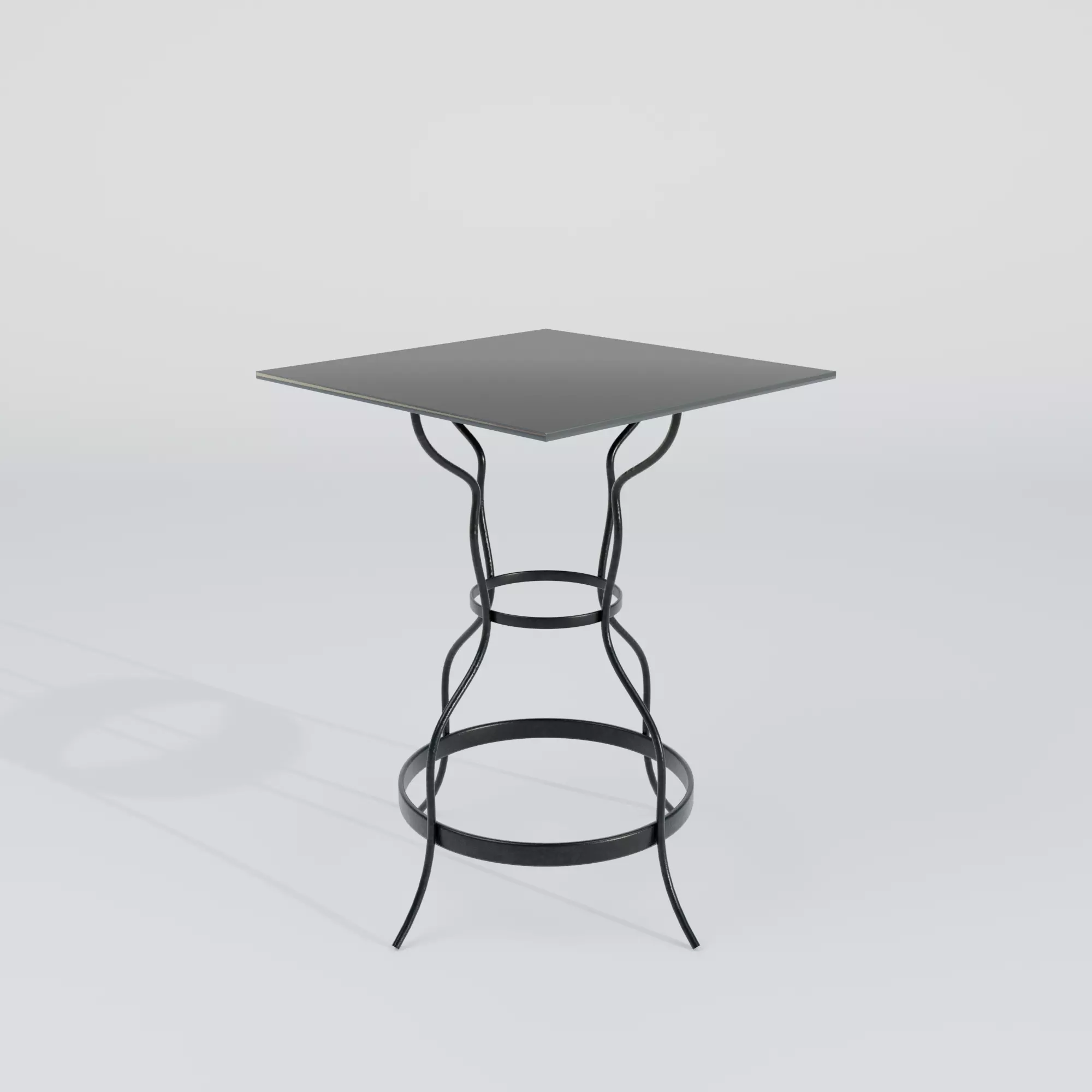 Modern Wooden Dining Table Elegant and Durable Design Free low-poly 3D model