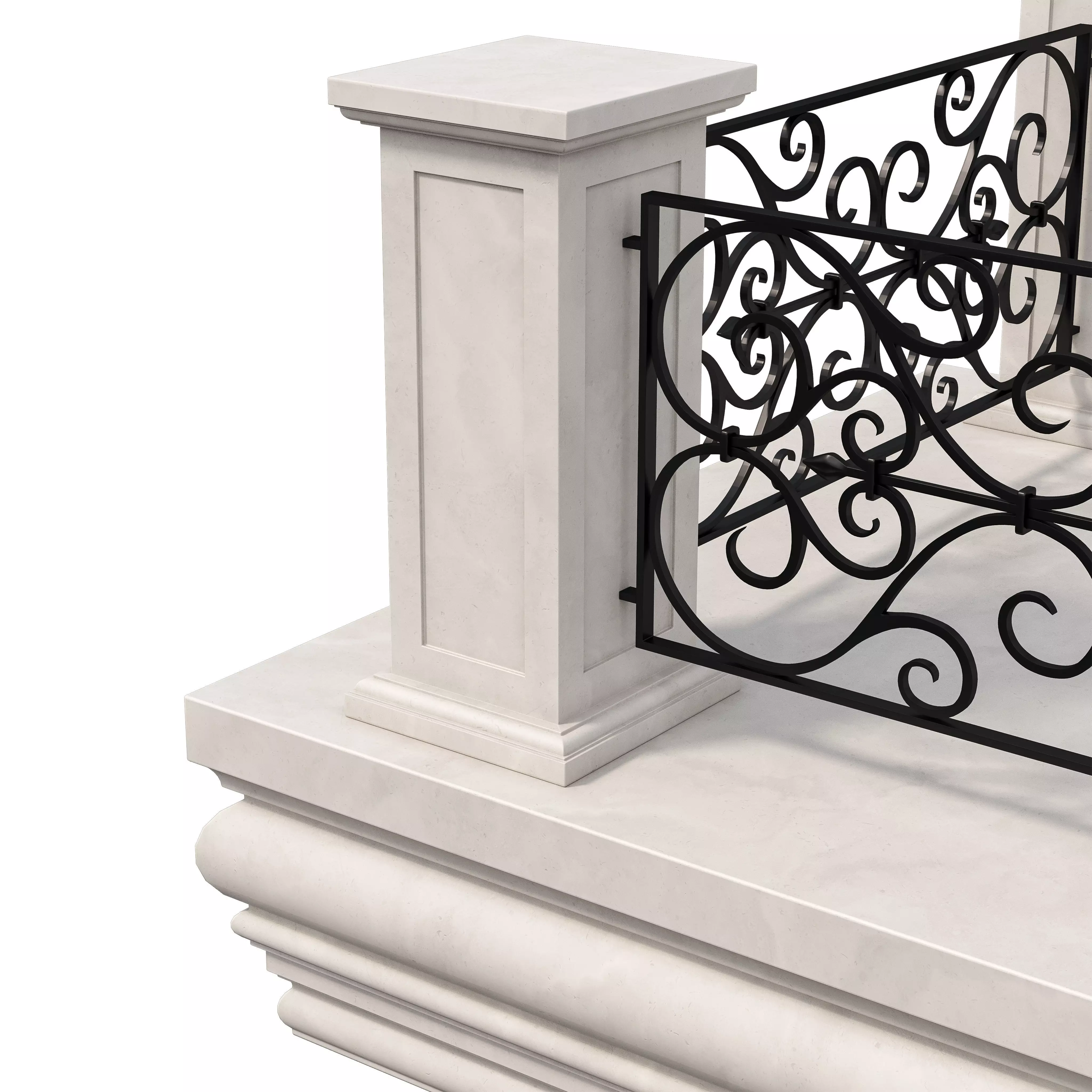 Architectural Classic Window 3D Model 13 3D model_3