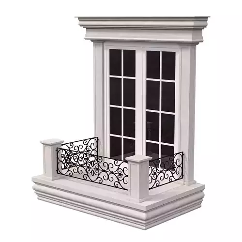 Architectural Classic Window 3D Model 13 3D model
