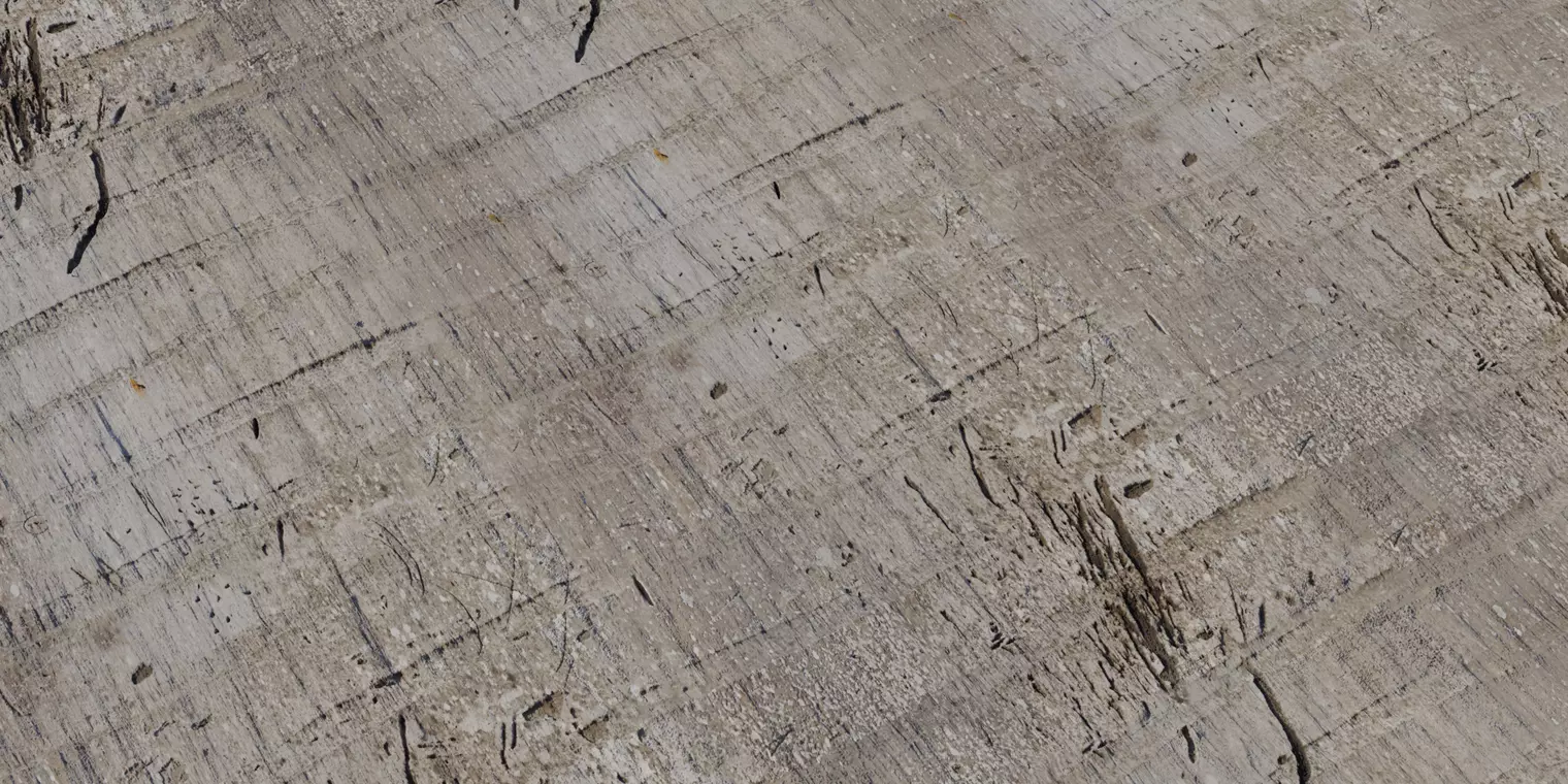 Seamless Rough Cut Concrete PBR Texture 4K Texture_1