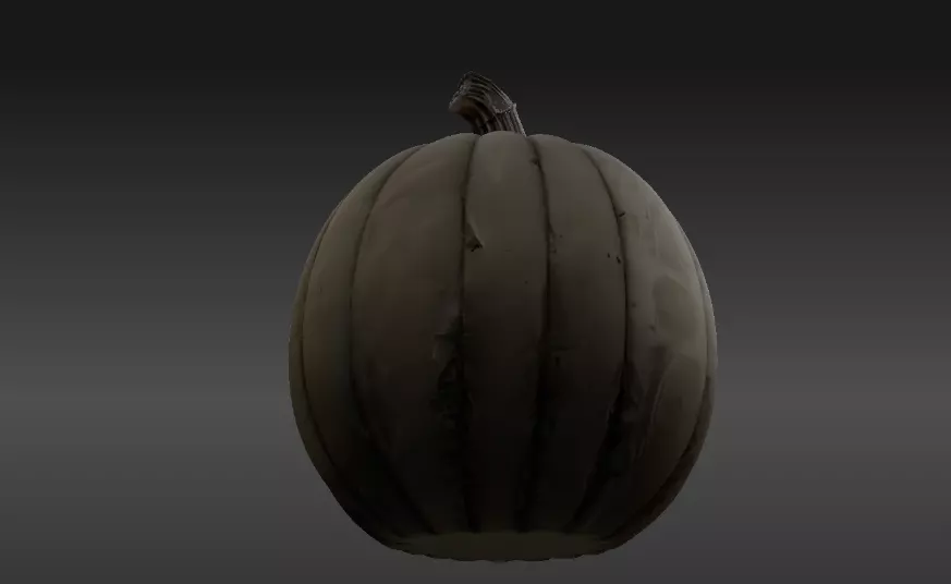 Jack-O-Lantern Pumpkin 3D Model Two Model Pack  Pumpkin  3D model_24