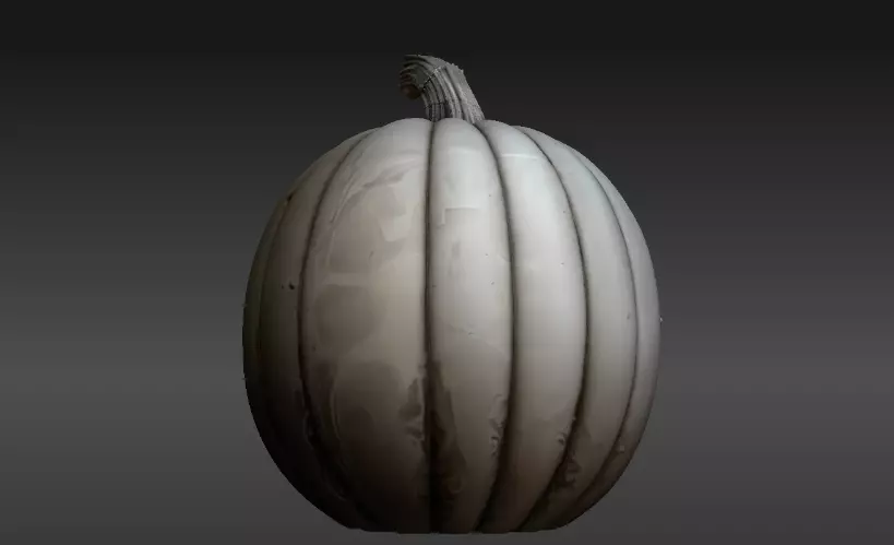 Jack-O-Lantern Pumpkin 3D Model Two Model Pack  Pumpkin  3D model_18