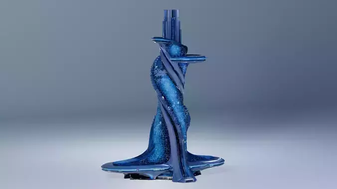 sci-fi architecture 3D model