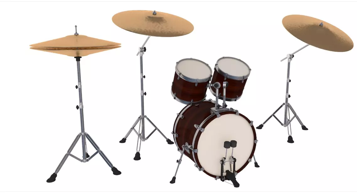 Drum kit 2 3D model