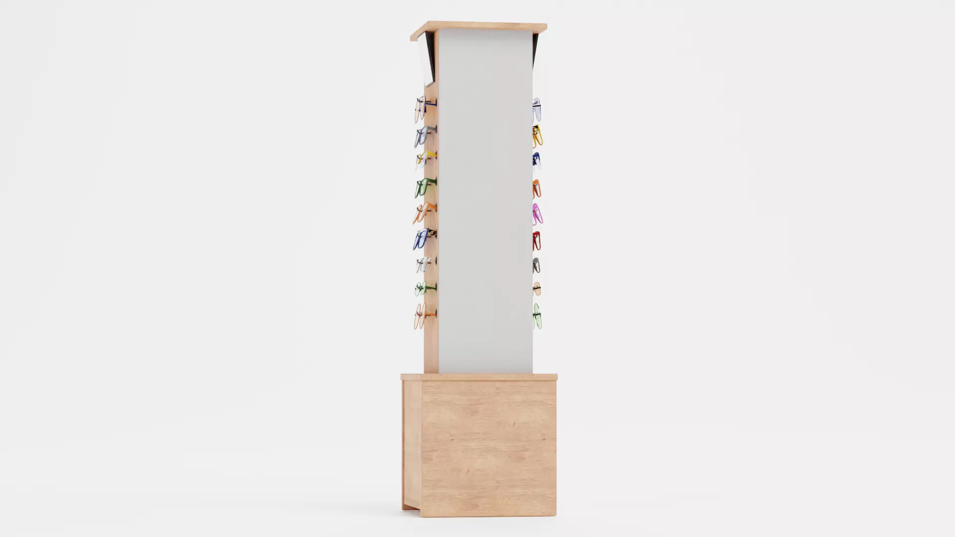 -Glasses on Stand V10- 3D model_2