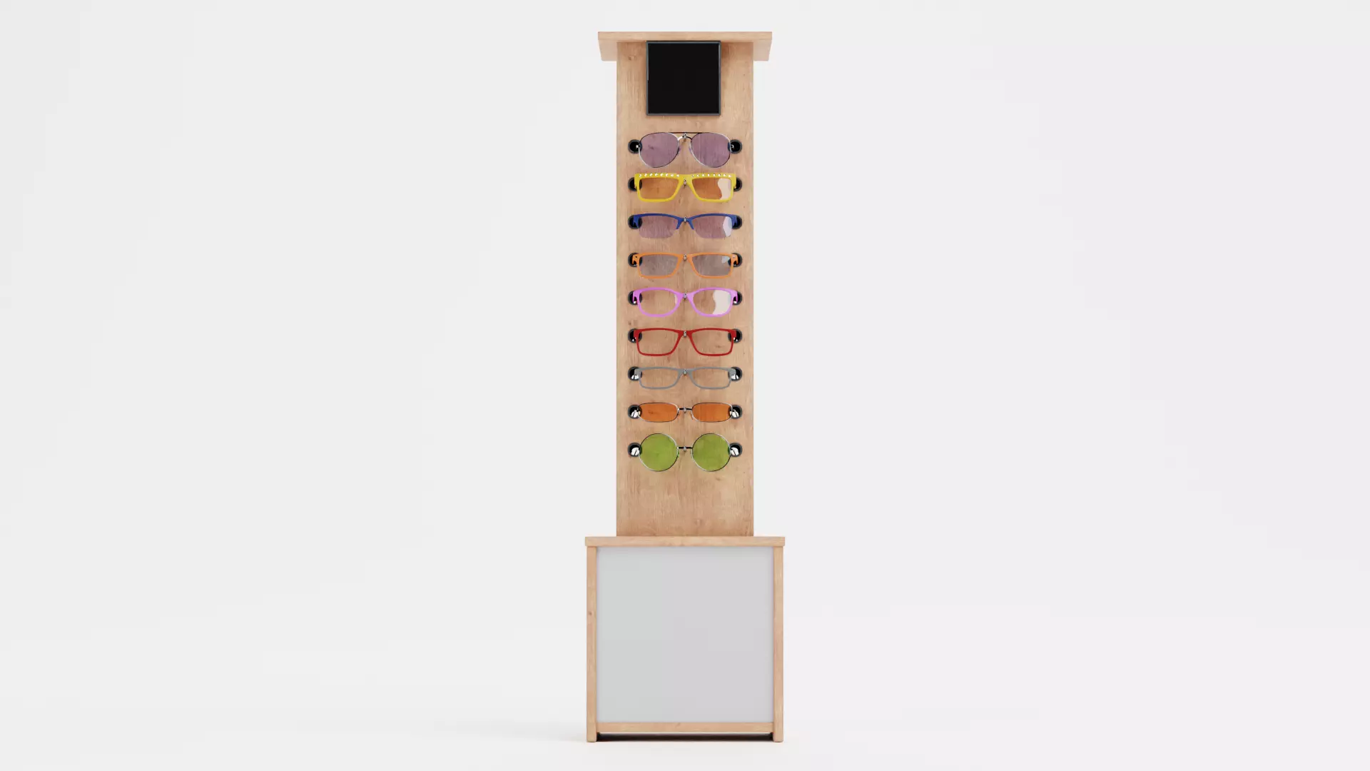 -Glasses on Stand V10- 3D model_1