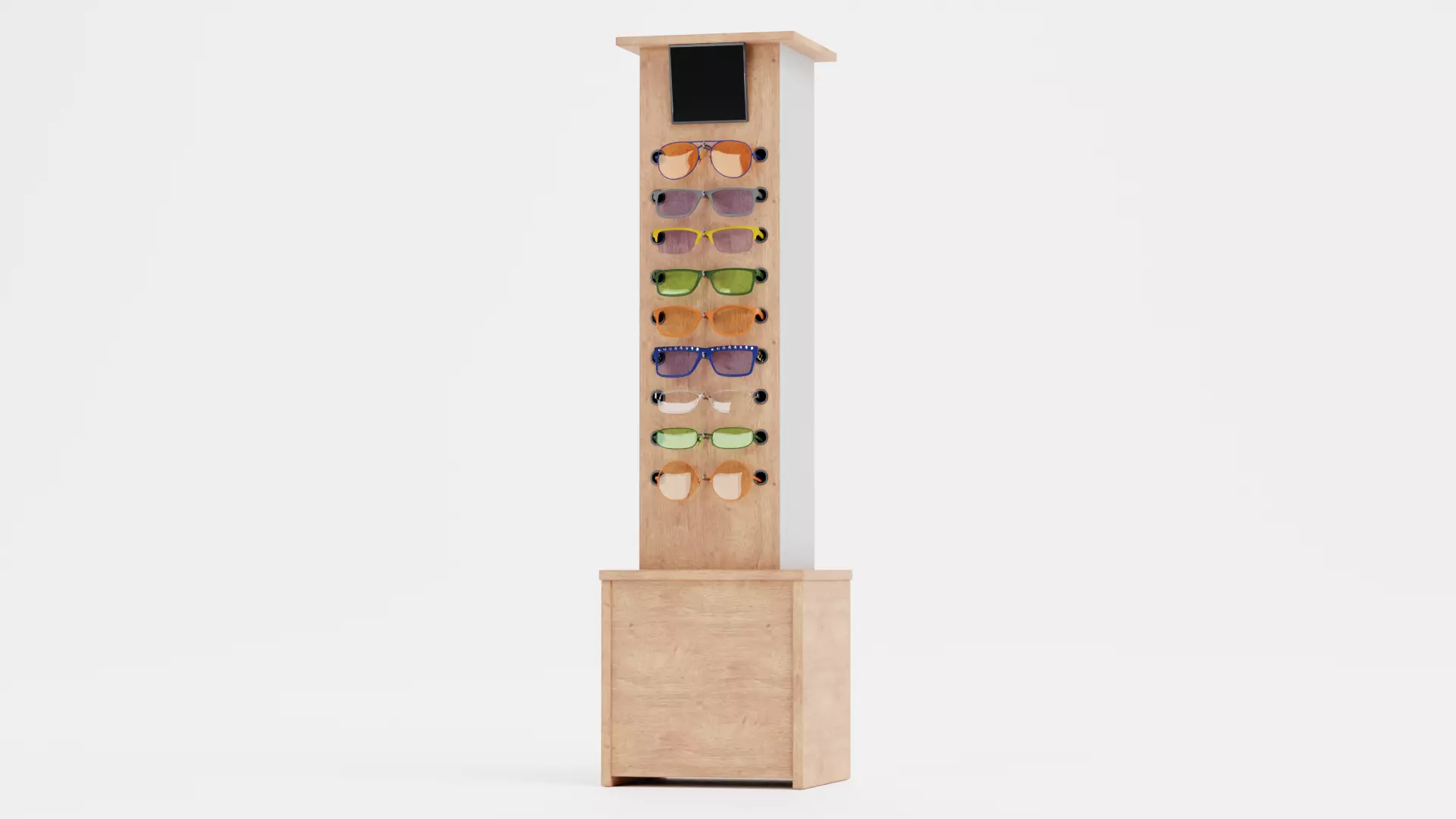 -Glasses on Stand V10- 3D model_3