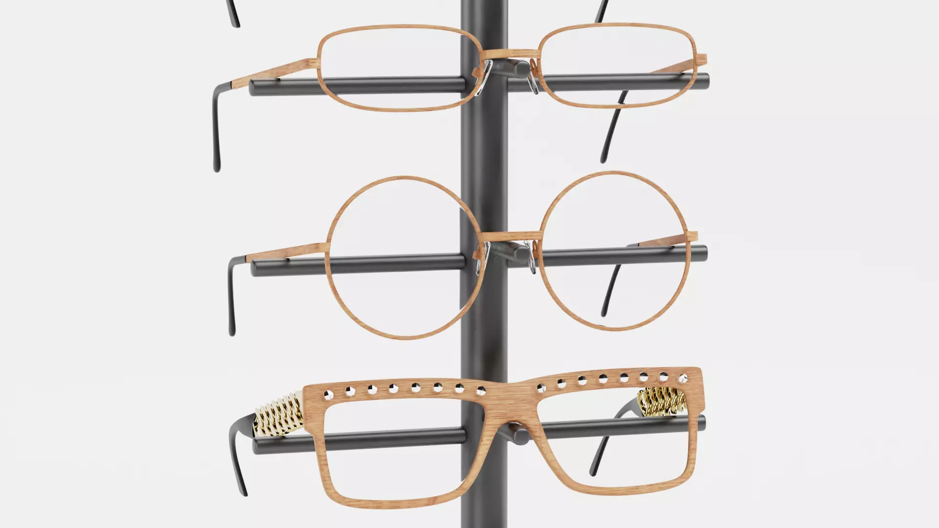 -Glasses on Stand V11- 3D model_7