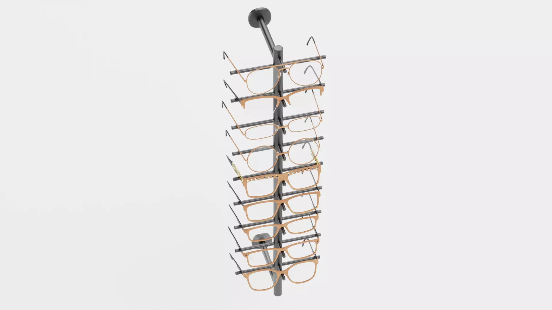 -Glasses on Stand V11- 3D model_4