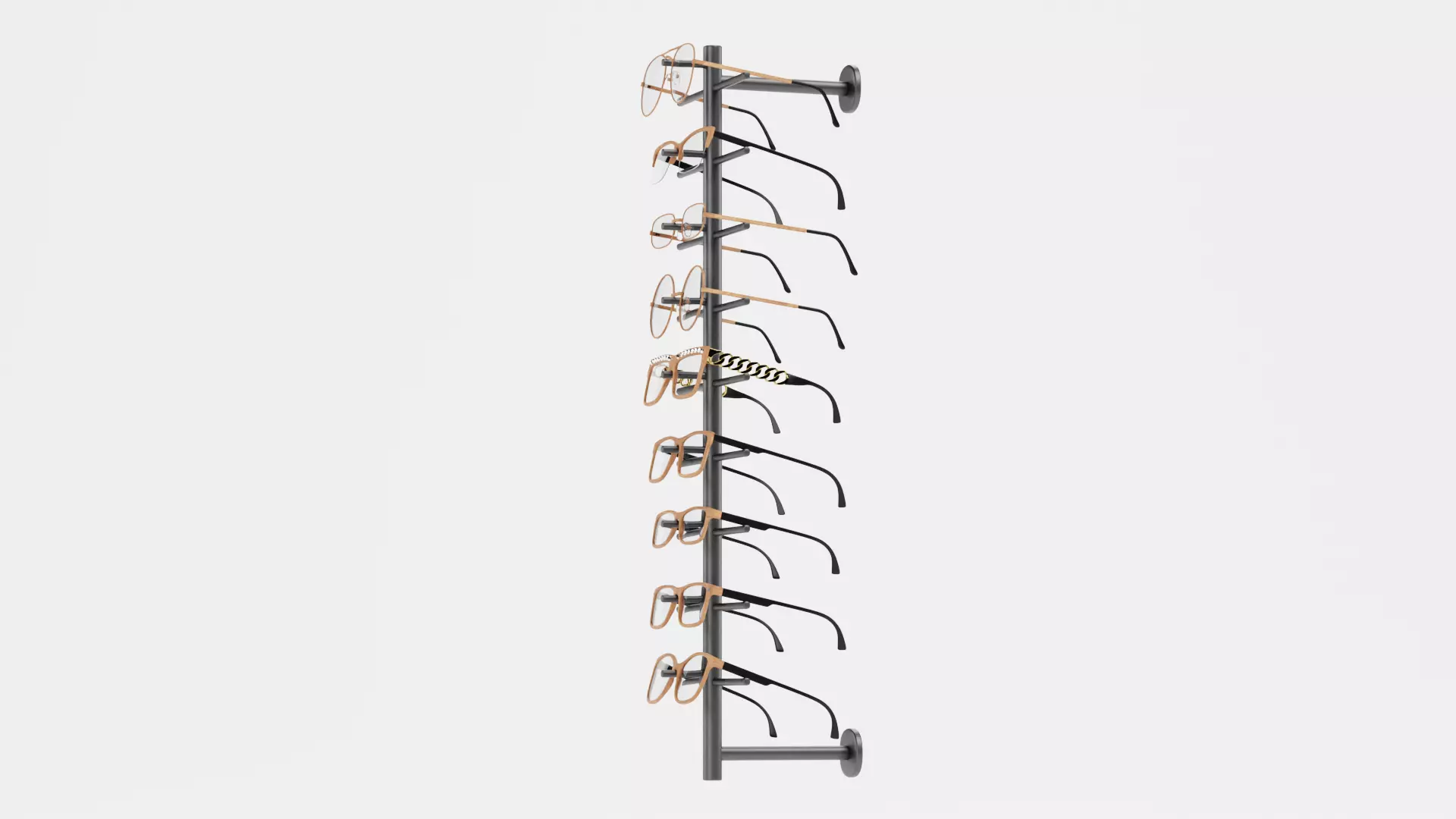 -Glasses on Stand V11- 3D model_2