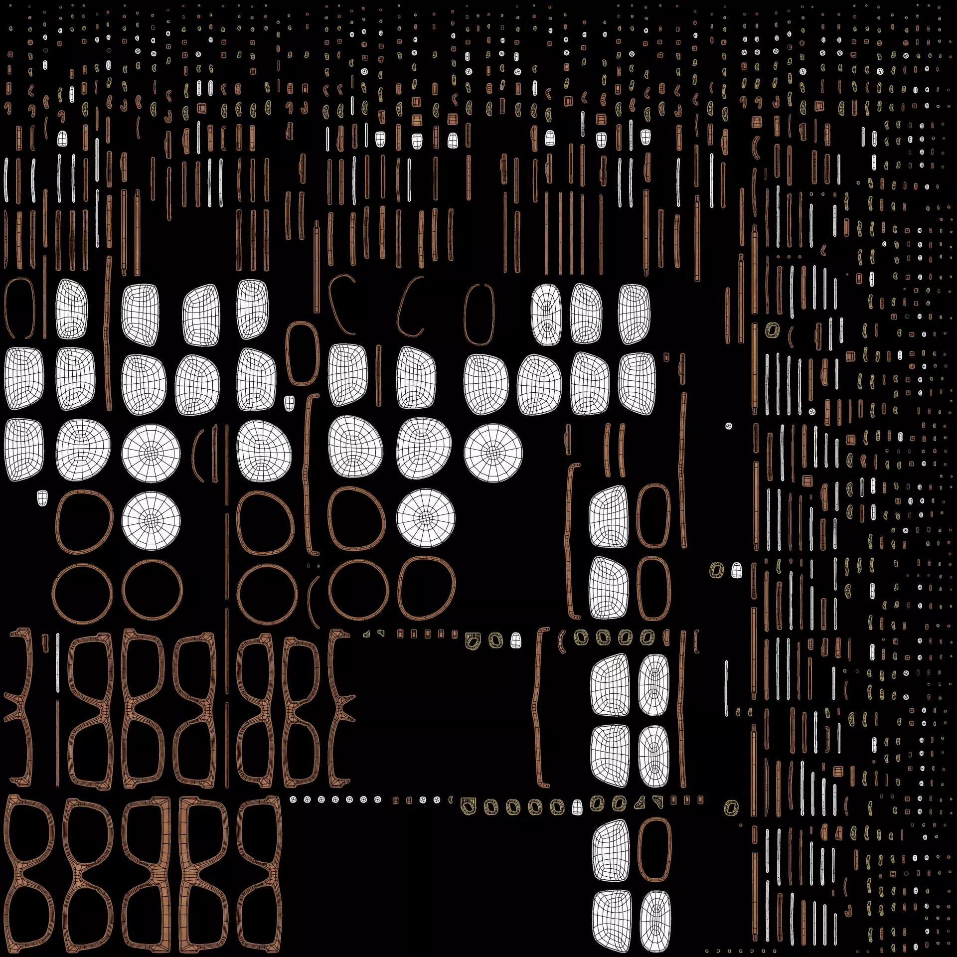 -Glasses on Stand V11- 3D model_10