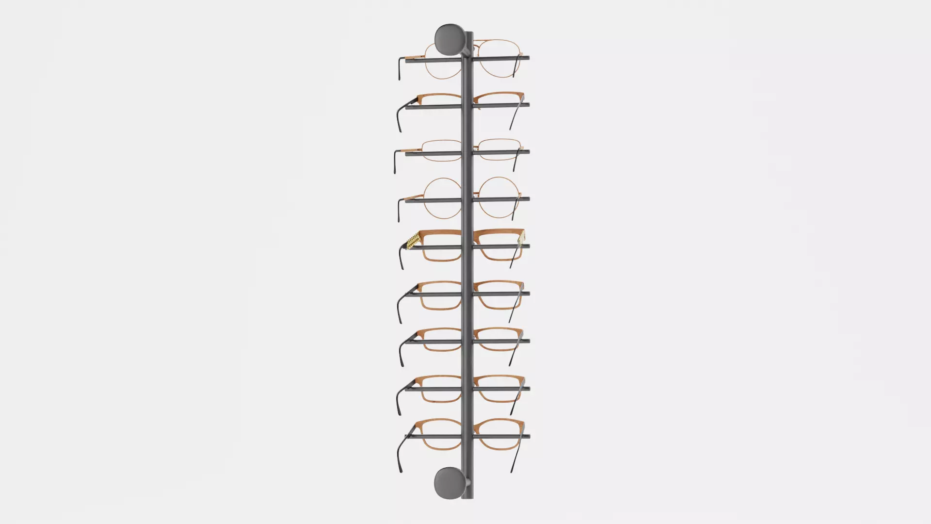 -Glasses on Stand V11- 3D model_3