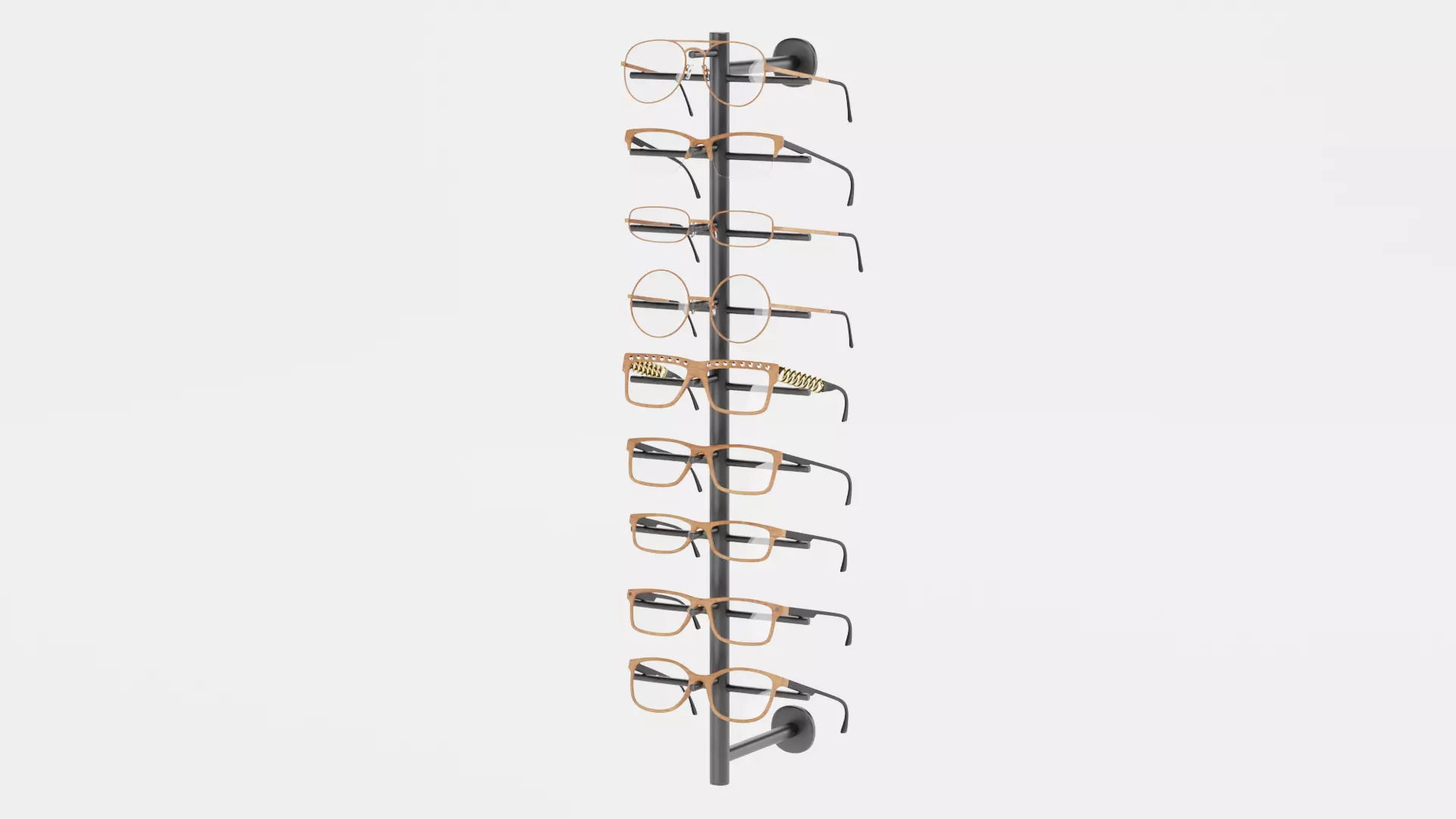 -Glasses on Stand V11- 3D model_0