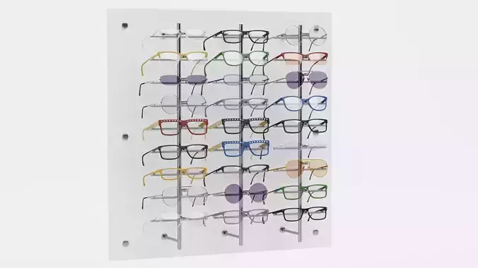 -Glasses on Stand V12-