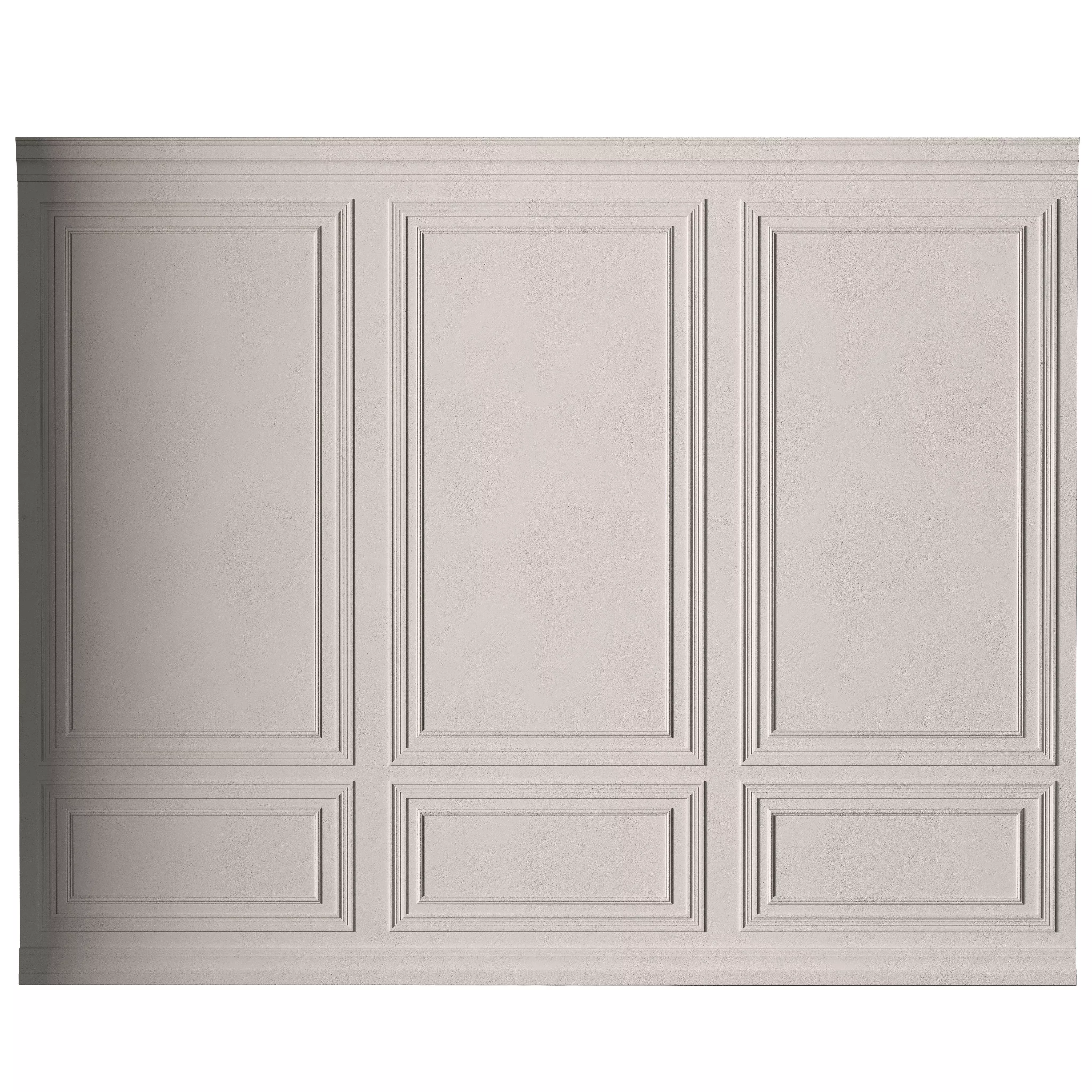 Classic 3D Wall Panel Elegant Design for Interior Decor 11 3D model