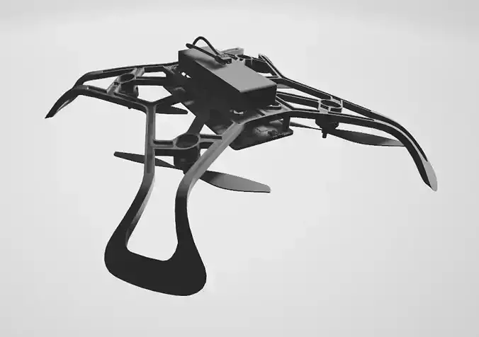Quadcopter drone model 3D model