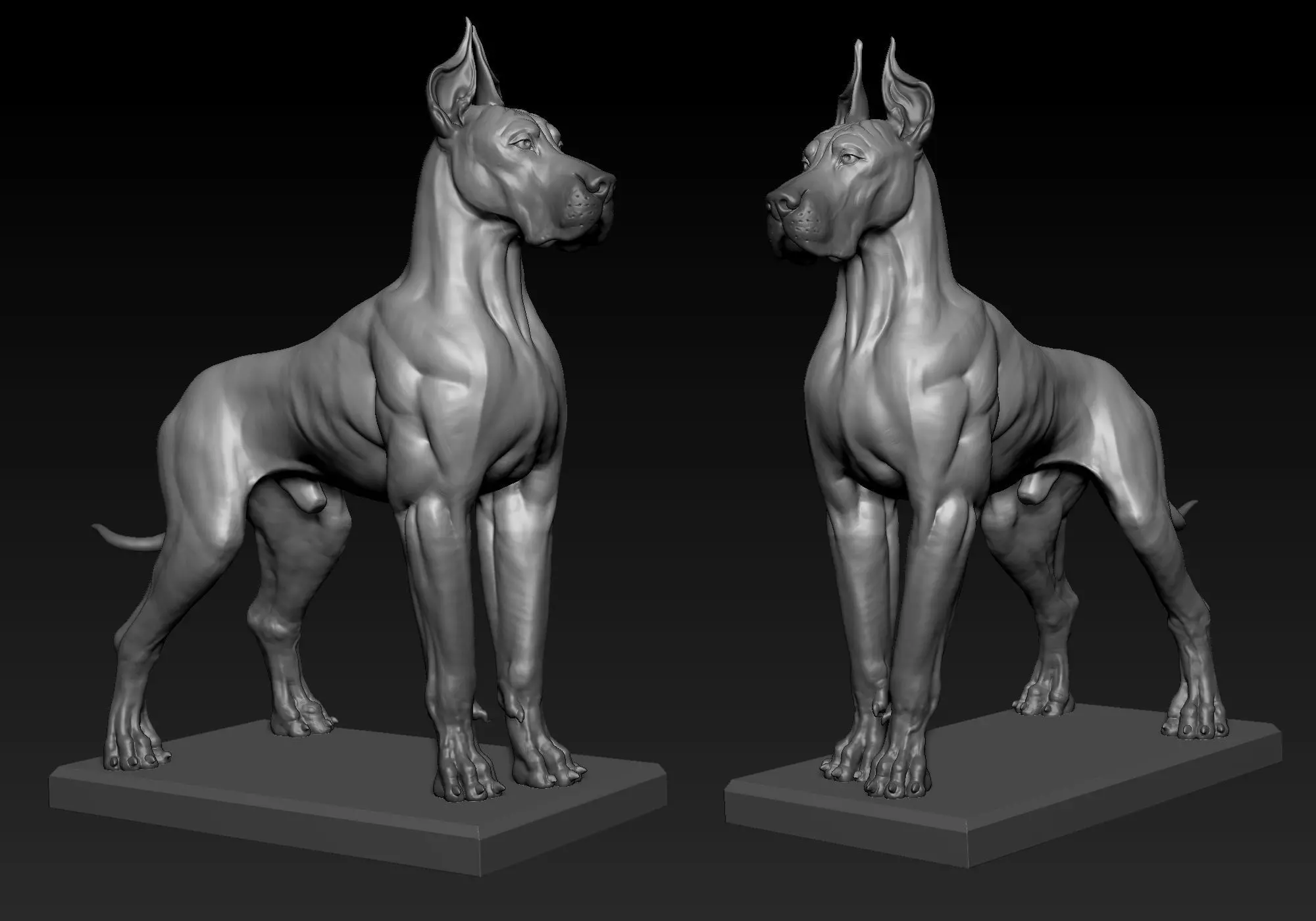 Great Dane Lage 3D print model