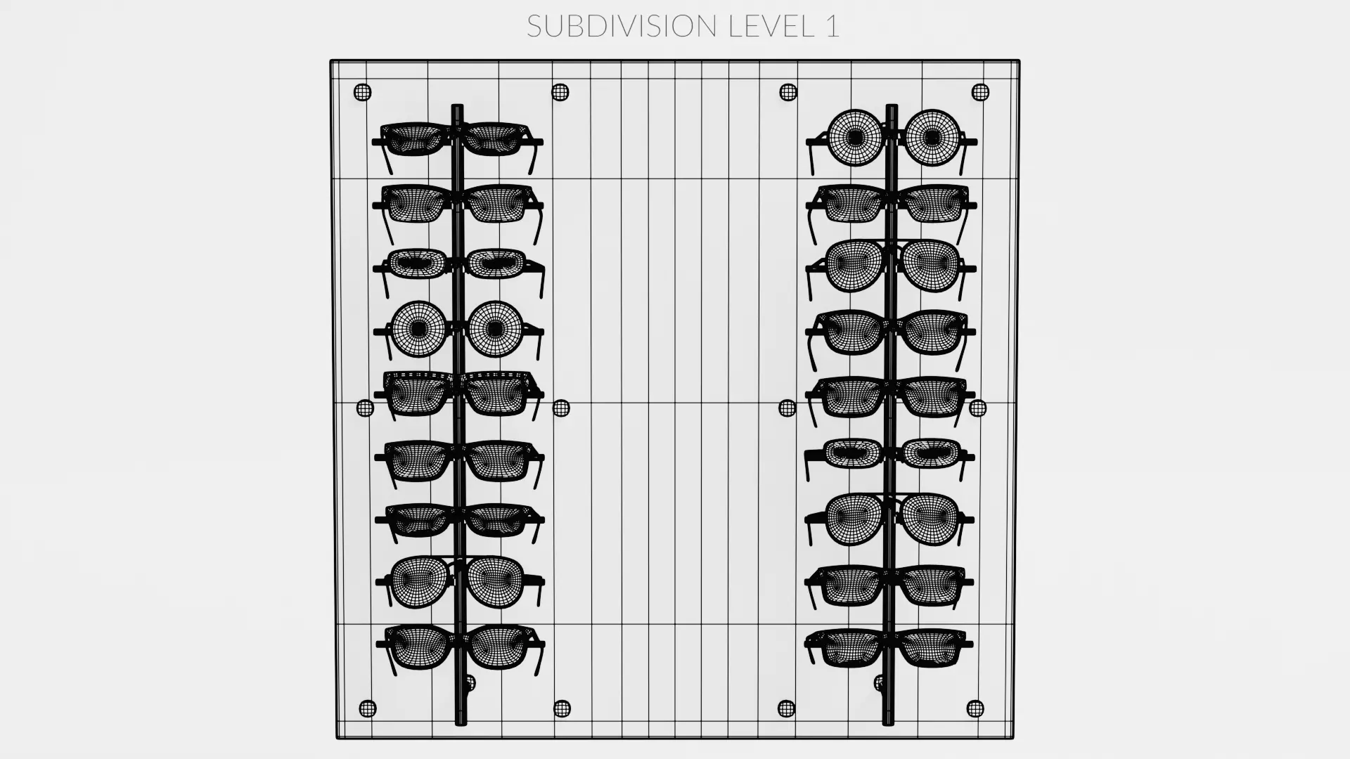 -Glasses on Stand V13- 3D model_11