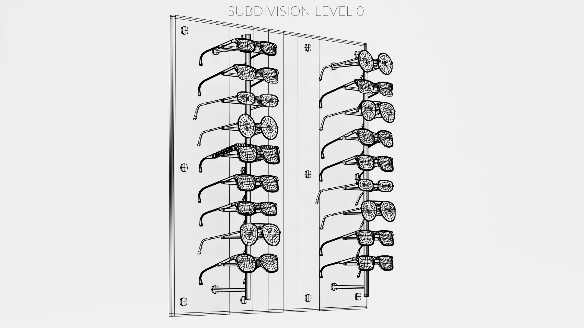 -Glasses on Stand V13- 3D model_12