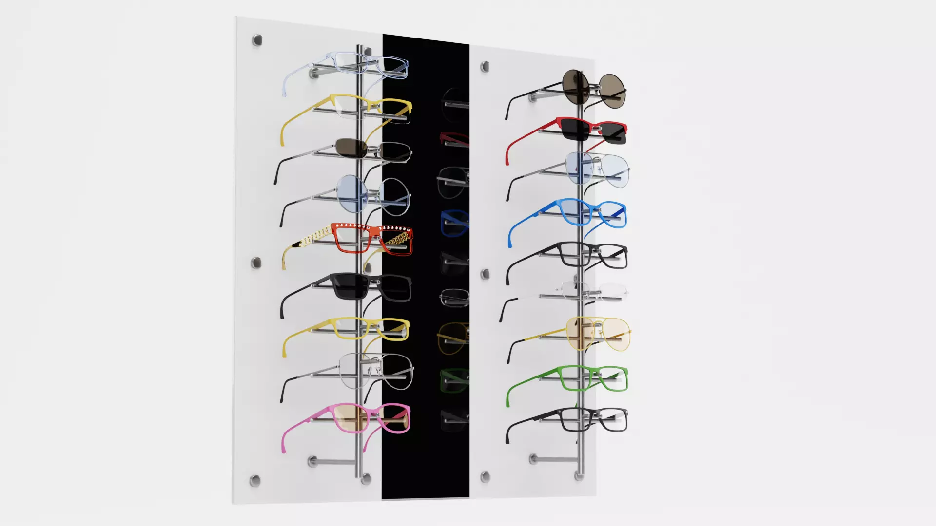 -Glasses on Stand V13- 3D model_1