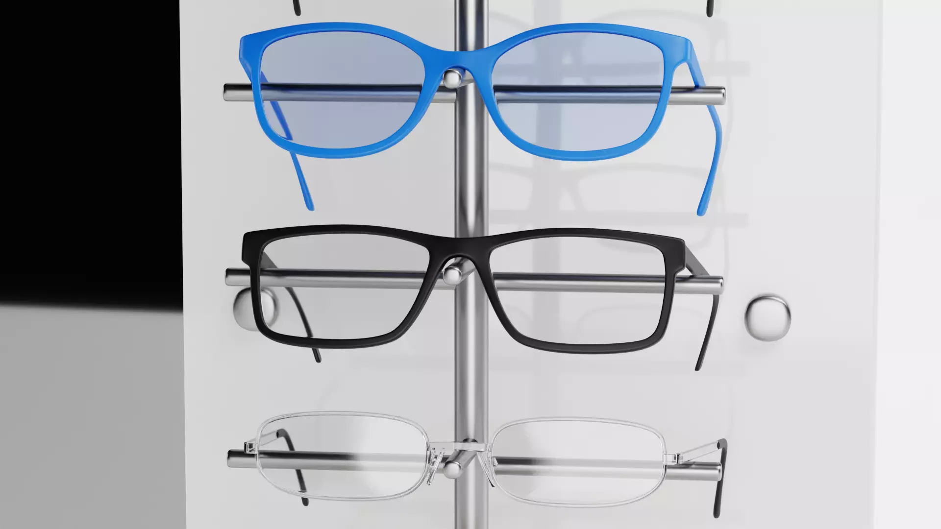 -Glasses on Stand V13- 3D model_7