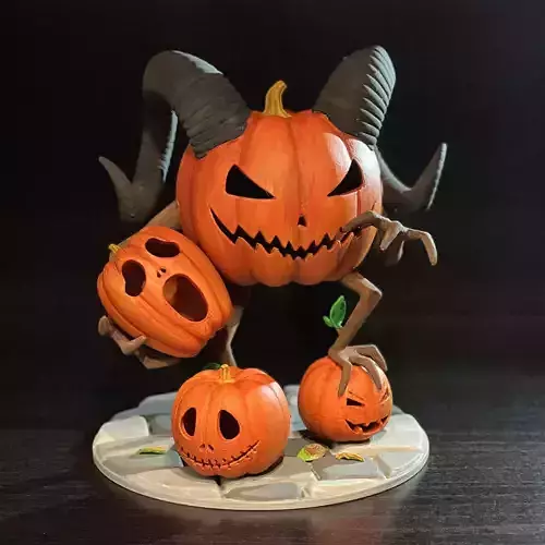 The Sneaky Pumpkin Set Free 3D print model
