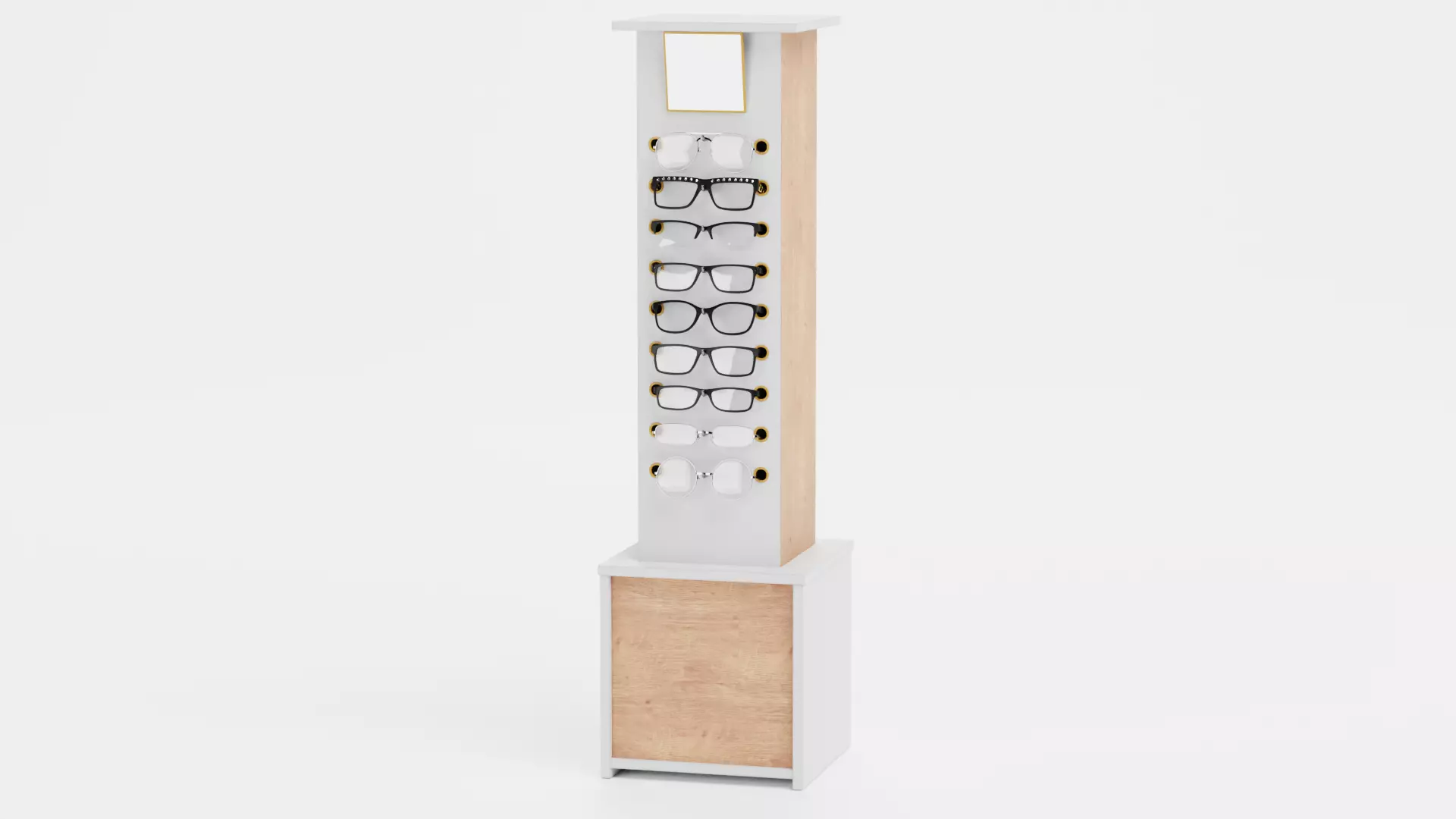 - Glasses on Optical Stands - 3D model_11