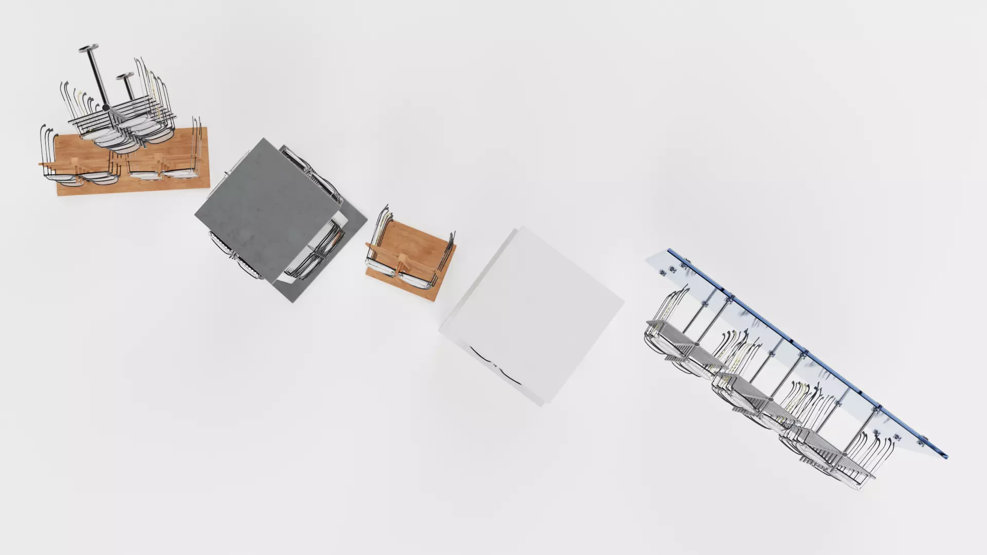 - Glasses on Optical Stands - 3D model_2