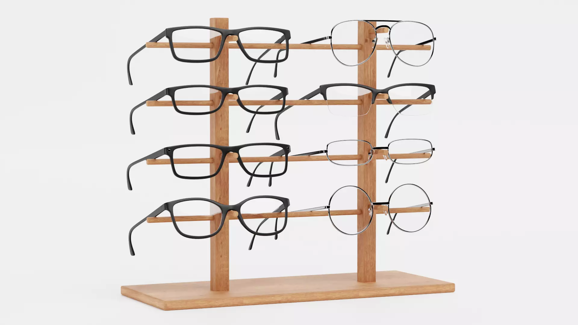 - Glasses on Optical Stands - 3D model_8