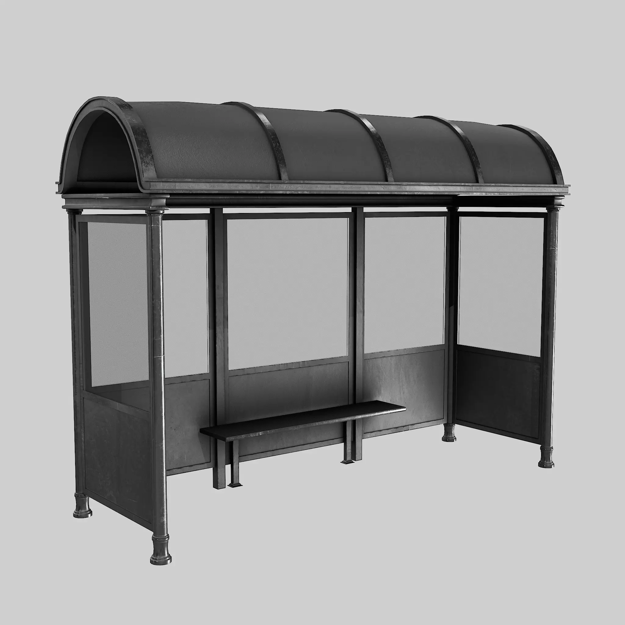 Urban Street Pack Low-poly 3D model_13