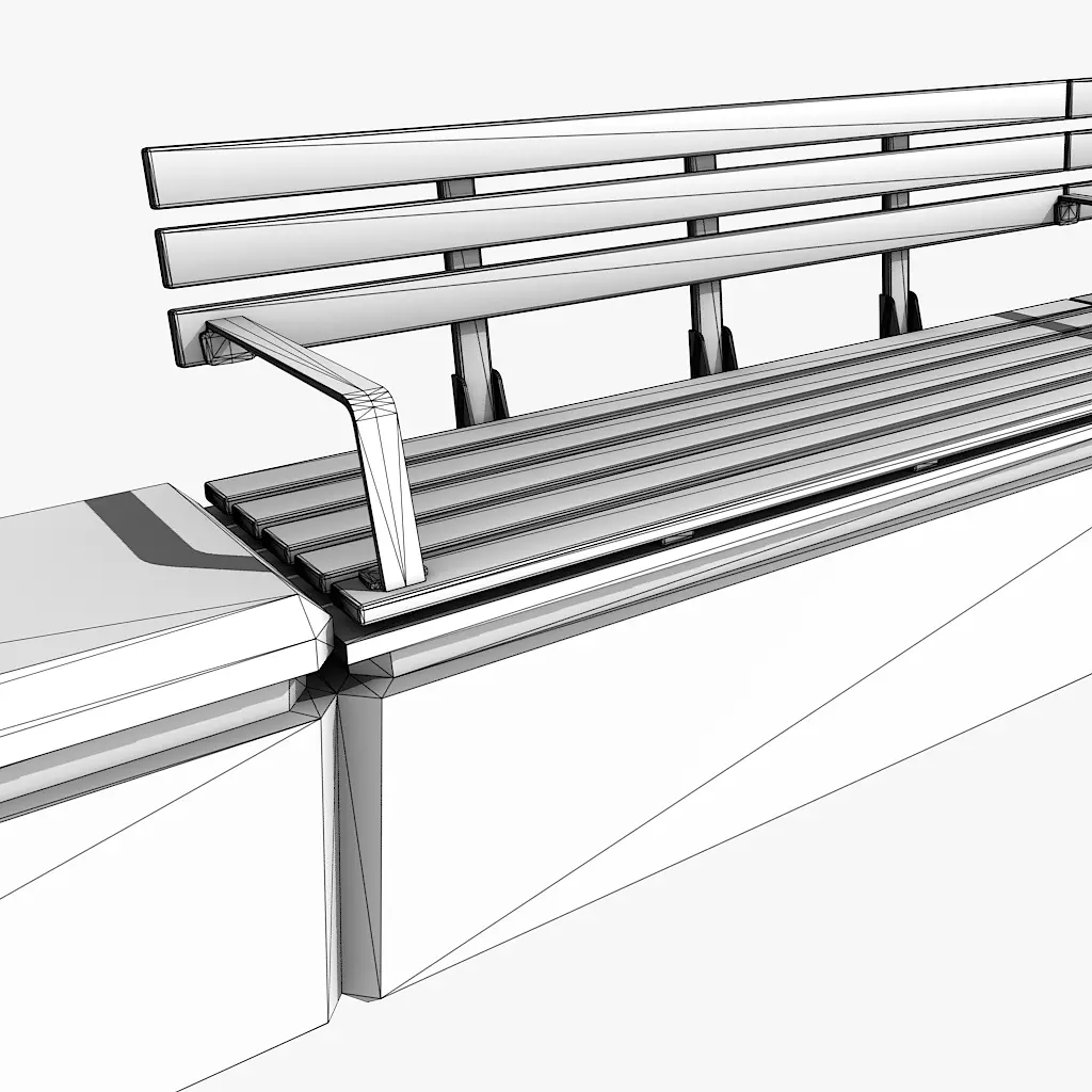 Urban Street Pack Low-poly 3D model_16