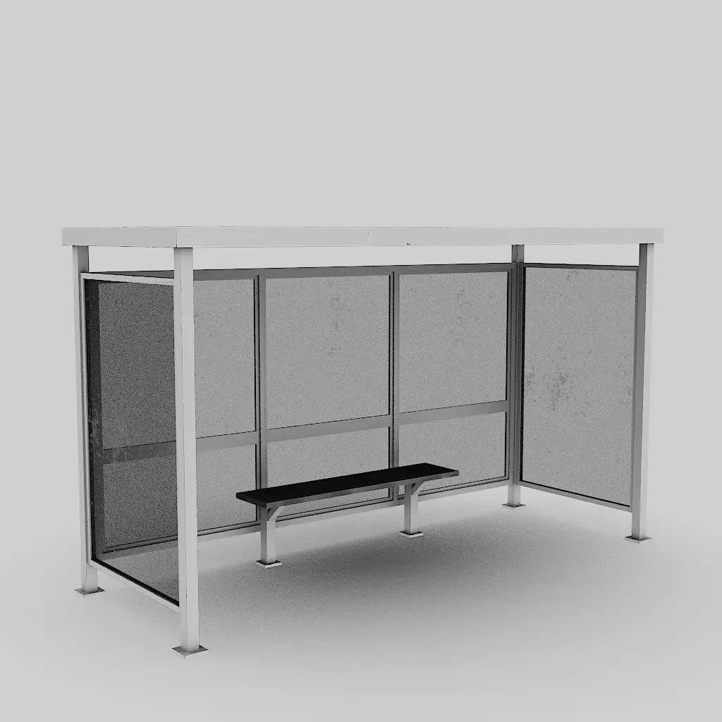 Urban Street Pack Low-poly 3D model_14