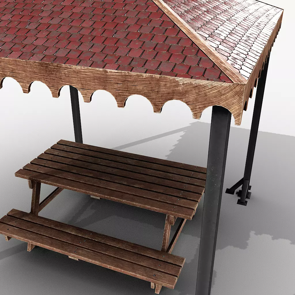 Urban Street Pack Low-poly 3D model_36