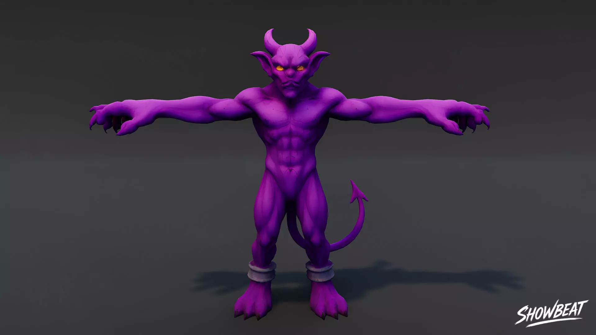 Complete Imp T-Pose Pack Low-poly 3D model_13