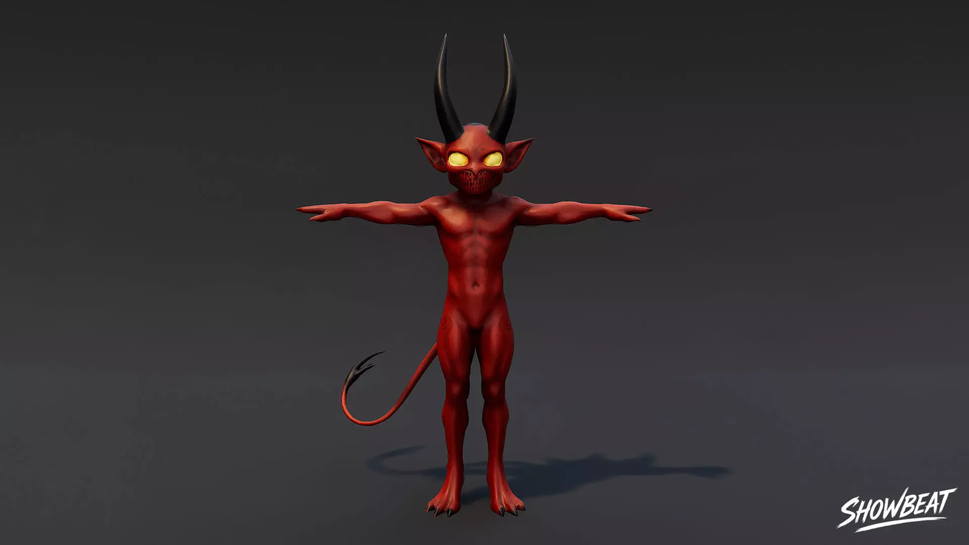 Complete Imp T-Pose Pack Low-poly 3D model_7