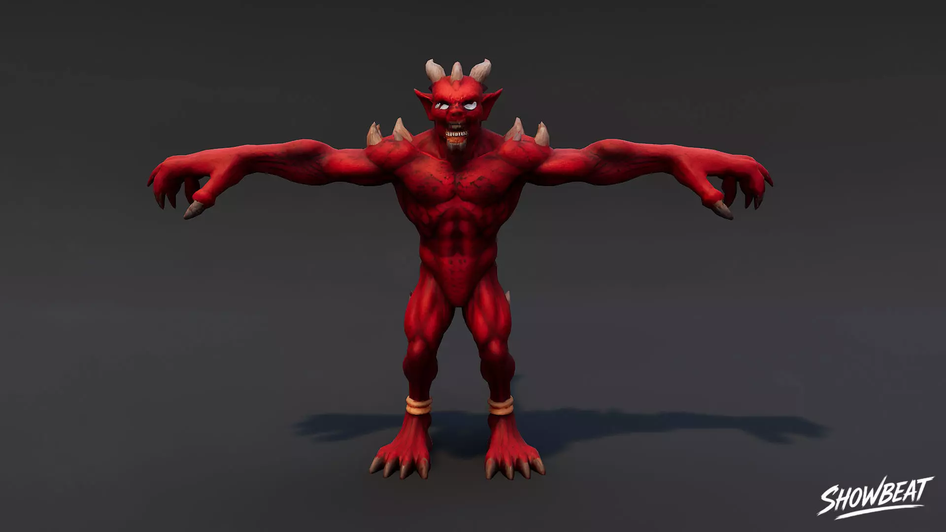 Complete Imp T-Pose Pack Low-poly 3D model_11